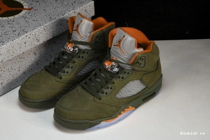 “Olive” Jordan Air 5 1008